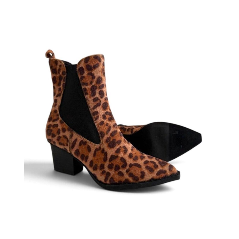 DV Dolce Vita Jerico Leopard Print Pony, New Without Box! Size 8